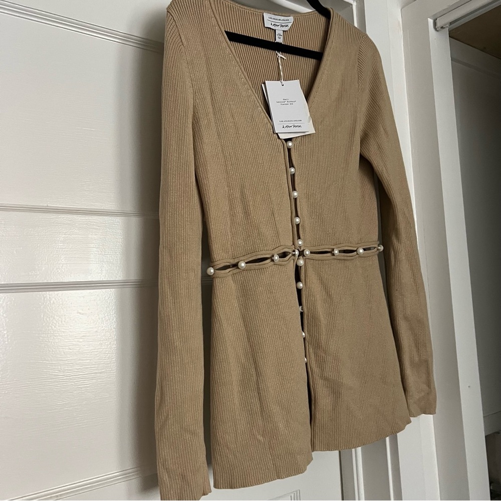 And Other Stories Buttoned Waist Knit Cardigan NWT